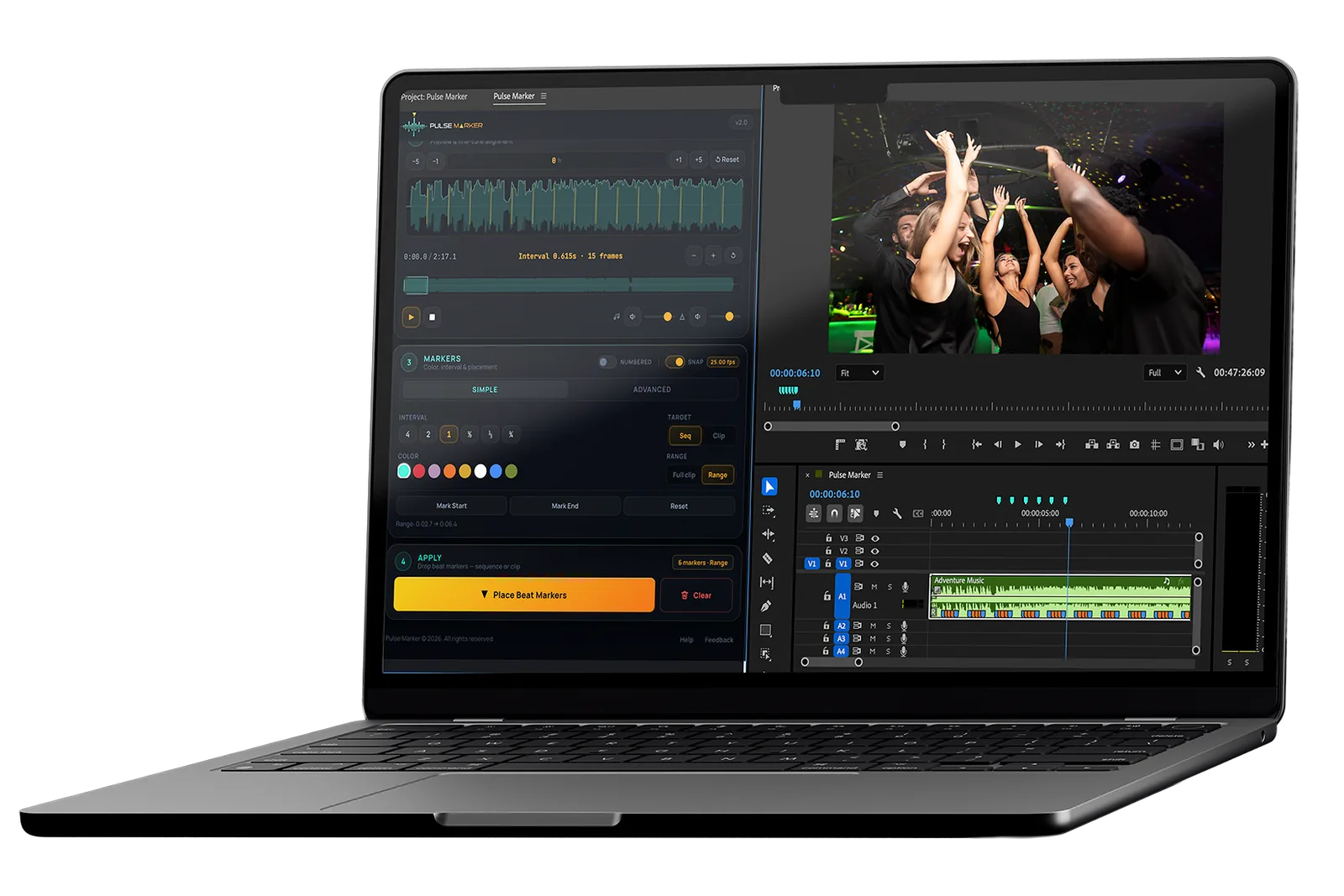 Pulse Marker inside Premiere Pro